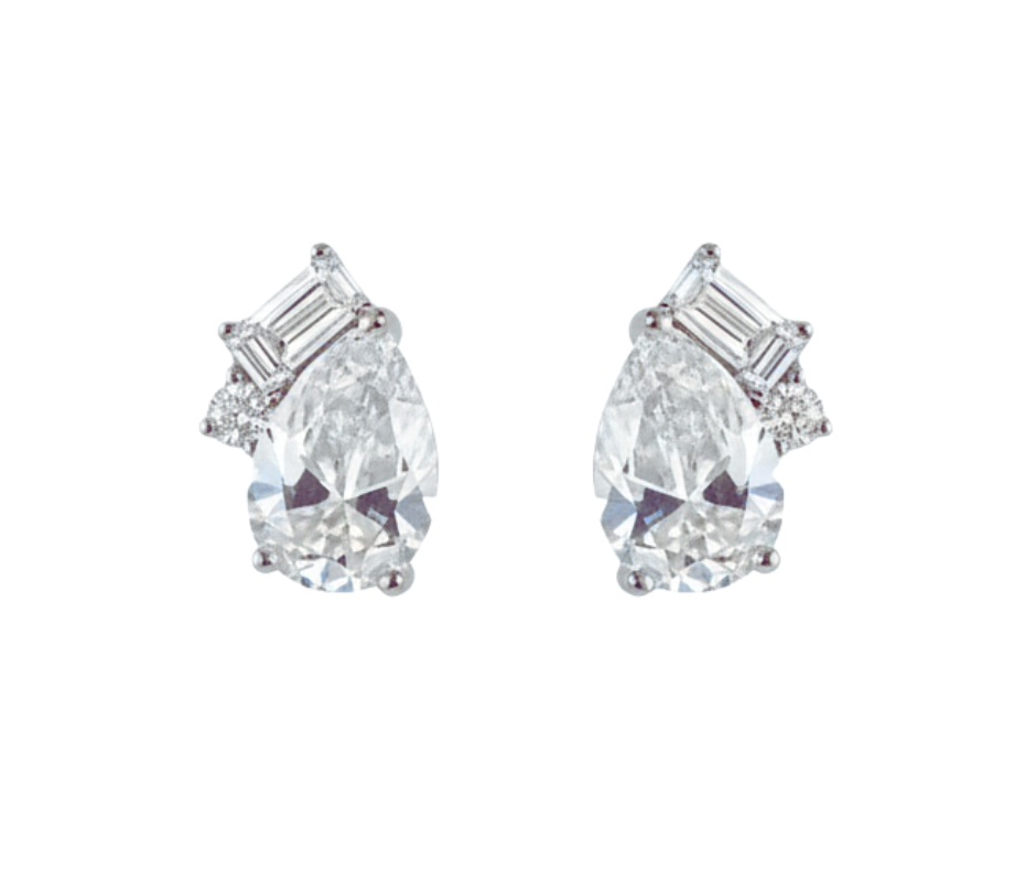 Celeste Cluster Studs
