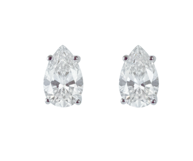 Bold Pear Studs