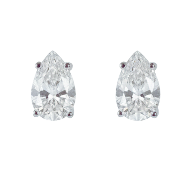 Bold Pear Studs