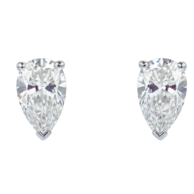 Classic Pear Studs 1.75