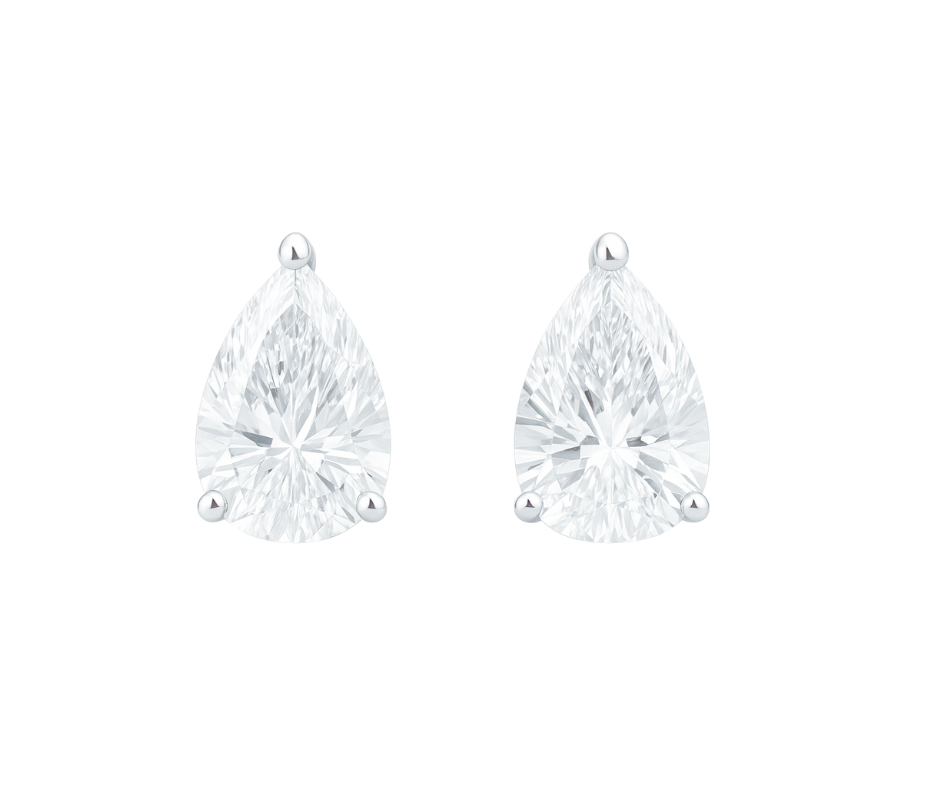 The Luna Pear Studs