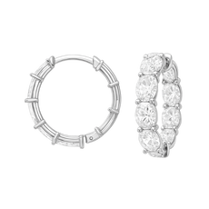 Eternal Oval Hoops